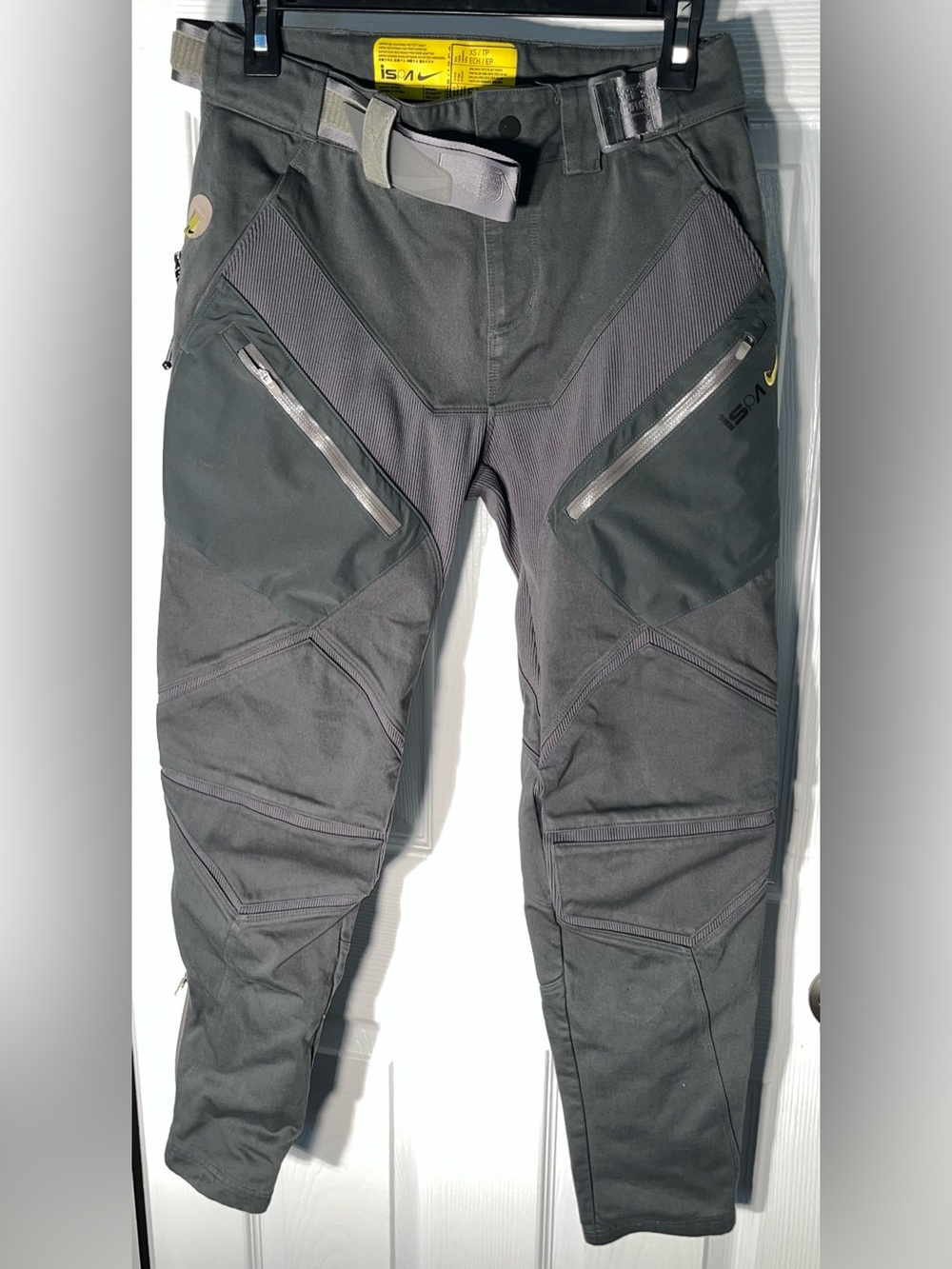 Men's Tactical Black Stretch Pants Mountain Terrain FJ7371-068 Gray Zip Pockets